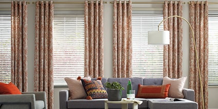 Everwood Alternative Wood Blinds with Design Studio Side Panels