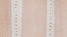 Design Studio Roman Shades in Dotted Stripe Peach - thumb